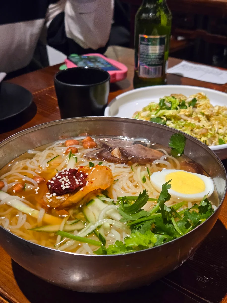 Cold Wheat Noodle Soup w Braisedbeef Shank 吉林冷面